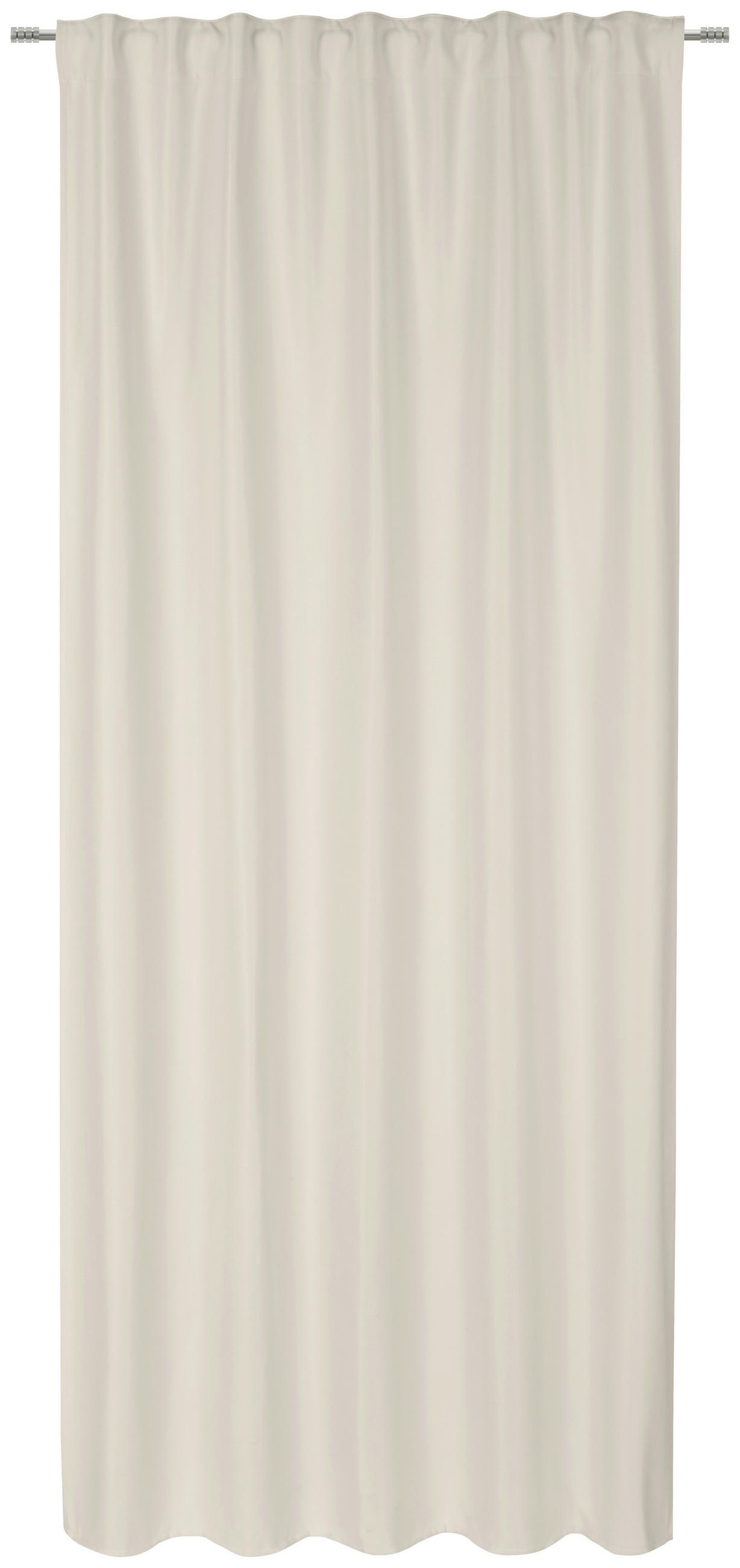 WÄRMESCHUTZVORHANG blickdicht  - Perlmutt, KONVENTIONELL, Textil (135/245cm)