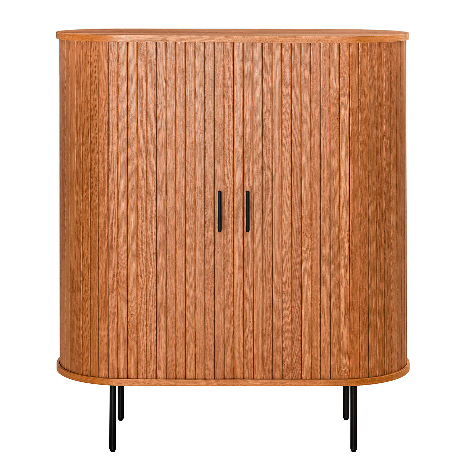 HIGHBOARD  in 100/118/40 cm  - Eichefarben/Schwarz, LIFESTYLE, Holz/Holzwerkstoff (100/118/40cm) - home24