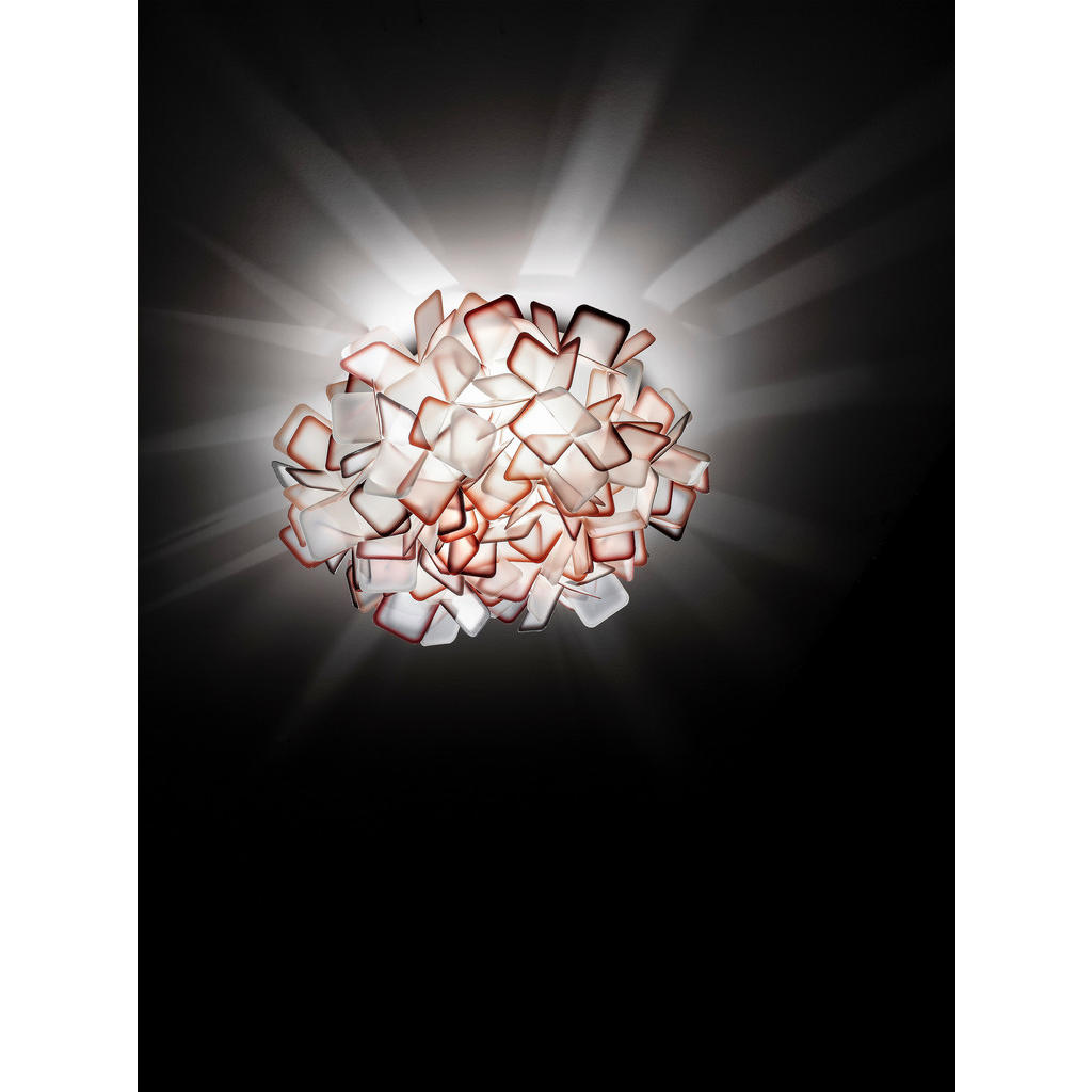 Thumbnail - Slamp Deckenleuchte Clizia, Dunkelbraun, Hellbraun, Dunkelorange, Rotbraun, Kunststoff, rund,rund, 20 cm, Handmade Quali...