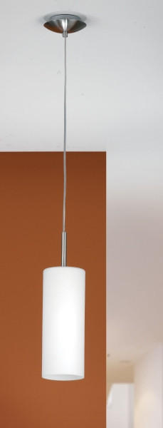 LUSTRĂ  - culoare nichel, Basics, sticlă/metal (110cm)