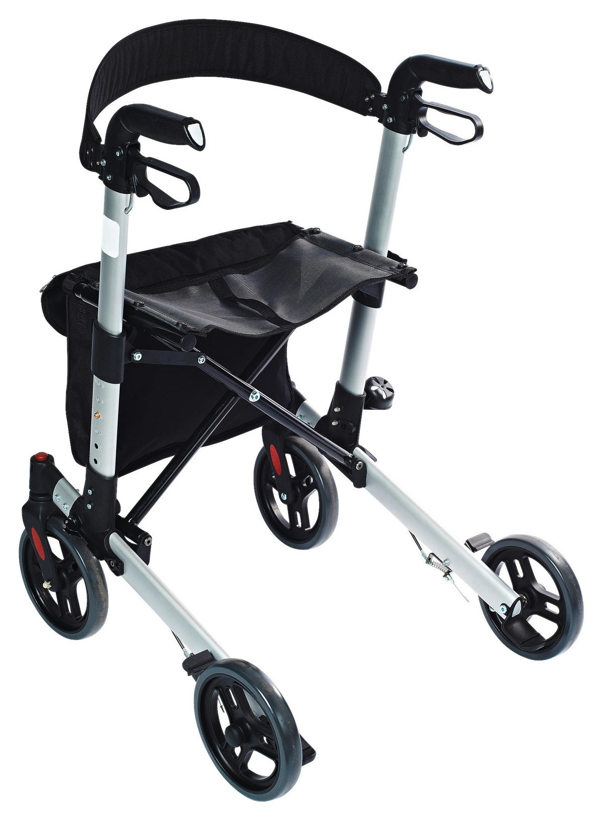 ROLLATOR  - Schwarz, Basics, Kunststoff/Metall (63/81-93,5/67cm)