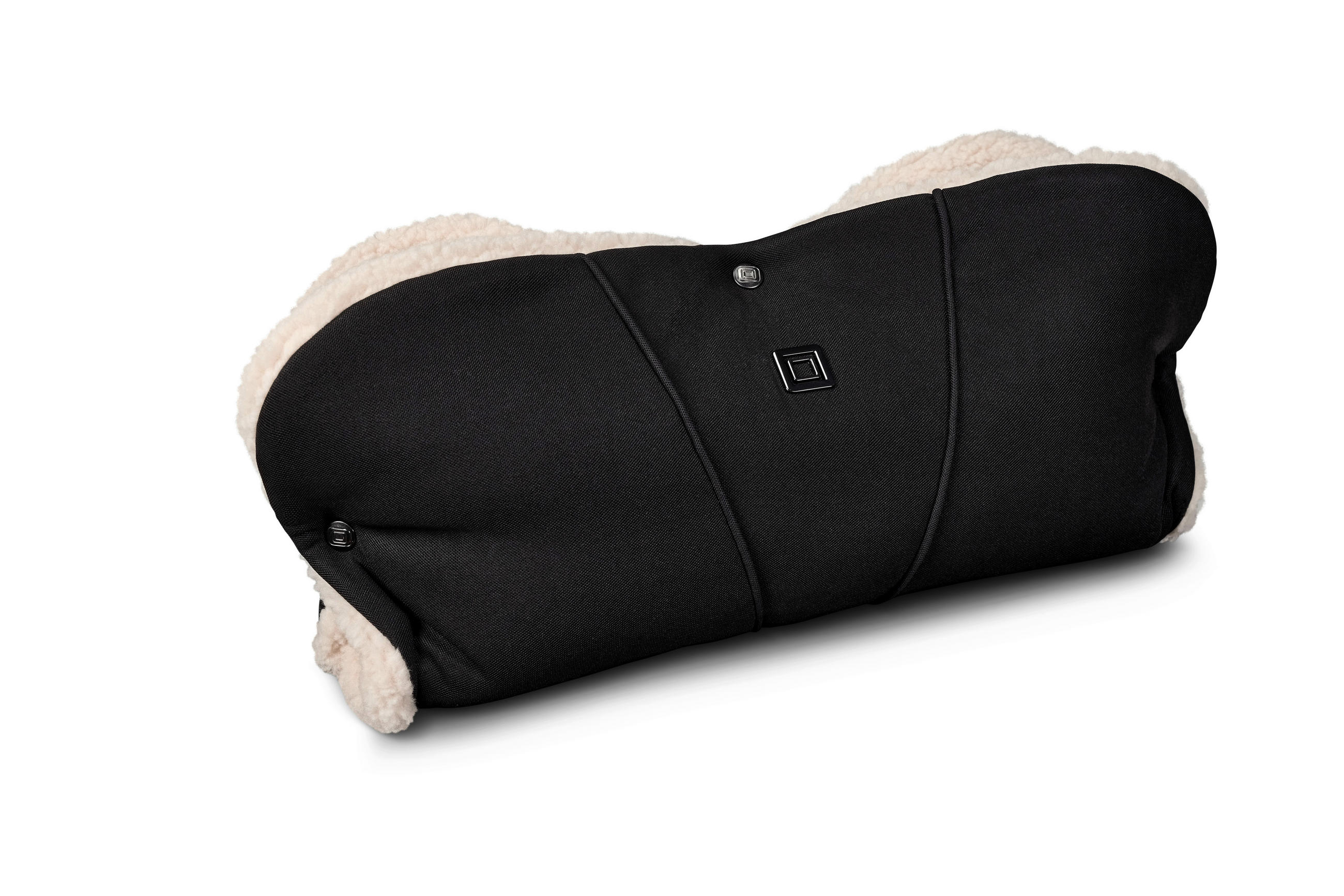 MUFF Handmuff  - Graubraun, Basics (51/7/24cm) - Moon