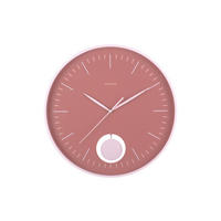 WANDUHR Grato Pink  - Pink, Basics, Kunststoff (41cm) - Karlsson