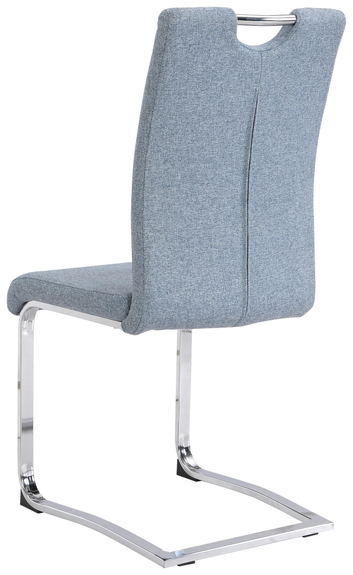 HOUPACÍ ŽIDLE, modrá - modrá/barvy chromu, Design, kov/textil (44/98/58cm) - Carryhome