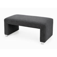 KLUPA  antracit  drvo, tekstil, drvni materijal      - srebrne boje/antracit, Moderno, drvni materijal/drvo (100/50/53cm) - Livetastic