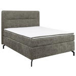 BOXSPRINGBETT 140/200 cm  in Grau  - Schwarz/Grau, Design, Textil/Metall (140/200cm) - Esposa