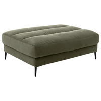 TABURET, textil, 120/43/90 cm - černá/olivově zelená, Design, kov/textil (120/43/90cm) - Dieter Knoll