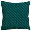KISSENHÜLLE Woven Satin Fade 40/40 cm  - Dunkelgrün/Petrol, Basics, Textil (40/40cm) - Schlafgut
