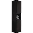 HOCHSCHRANK 40/163/30 cm  - Dunkelgrau, Design, Glas/Holzwerkstoff (40/163/30cm) - Novel