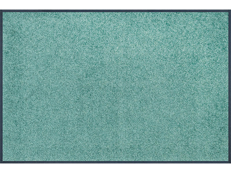 FUßMATTE  60/90 cm  Salbeigrün  - Salbeigrün, KONVENTIONELL, Kunststoff/Textil (60/90cm) - wash+dry