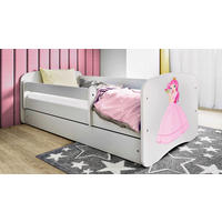 KINDER-/JUNIORBETT - Birkefarben/Weiß, MODERN, Holz/Holzwerkstoff (80/160cm) - MID.YOU