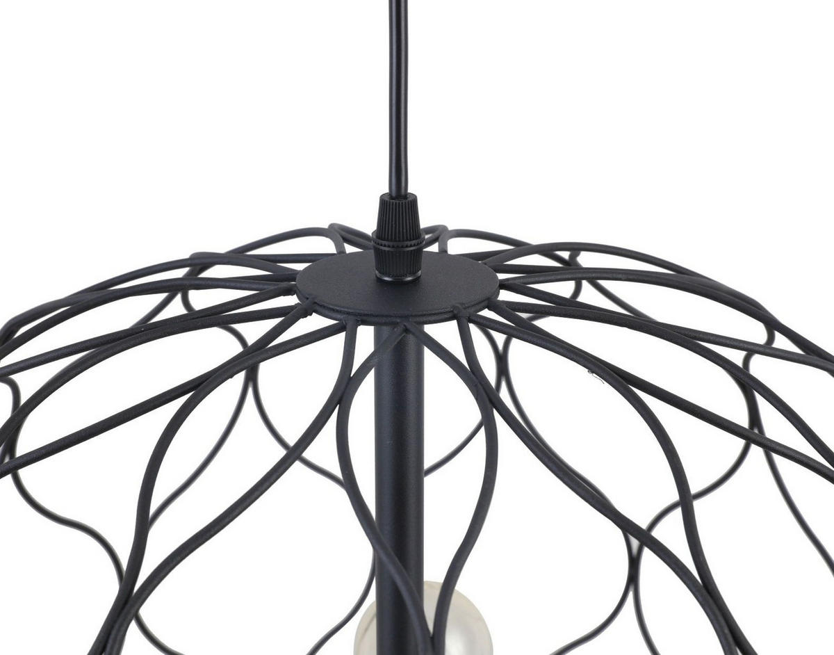 HÄNGELEUCHTE 45 cm  - Schwarz, Trend, Metall (45cm) - Marama
