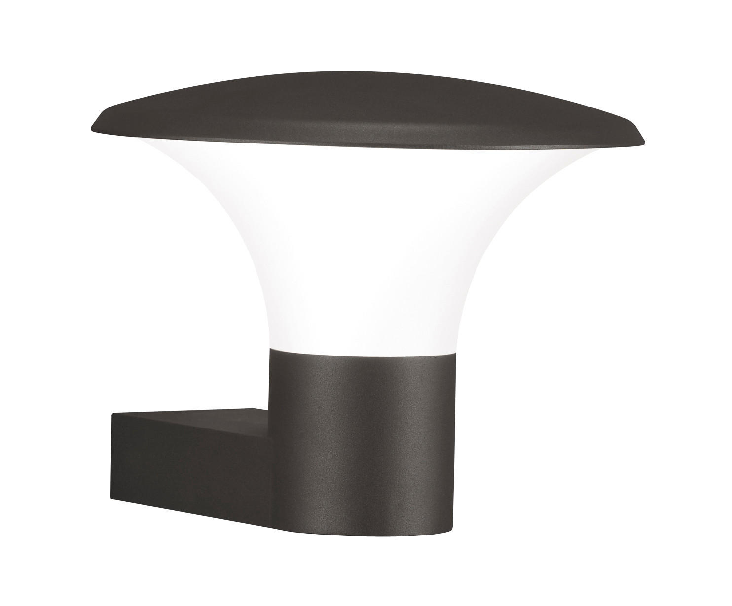 ZIDNA SVJETILJKA VANJSKA Kongo  - bijela/antracit, Basics, metal/plastika (21,5/26/29,5cm)