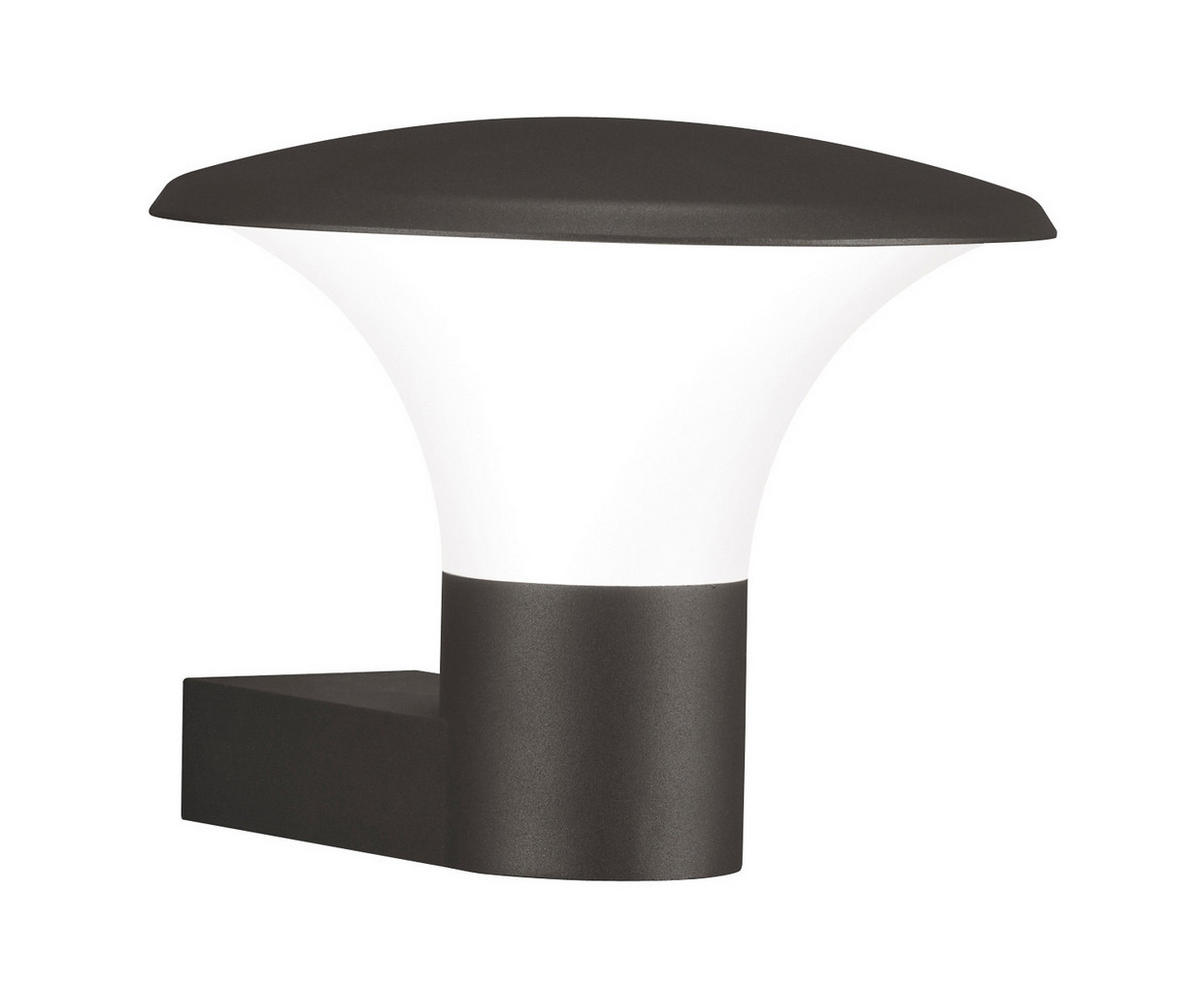 ZIDNA SVJETILJKA VANJSKA Kongo  - bijela/antracit, Basics, metal/plastika (21,5/26/29,5cm)