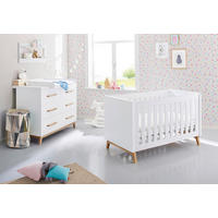 BABYZIMMER PINOLINO RIVA  - Eschefarben/Weiß, Design, Holzwerkstoff - Pinolino