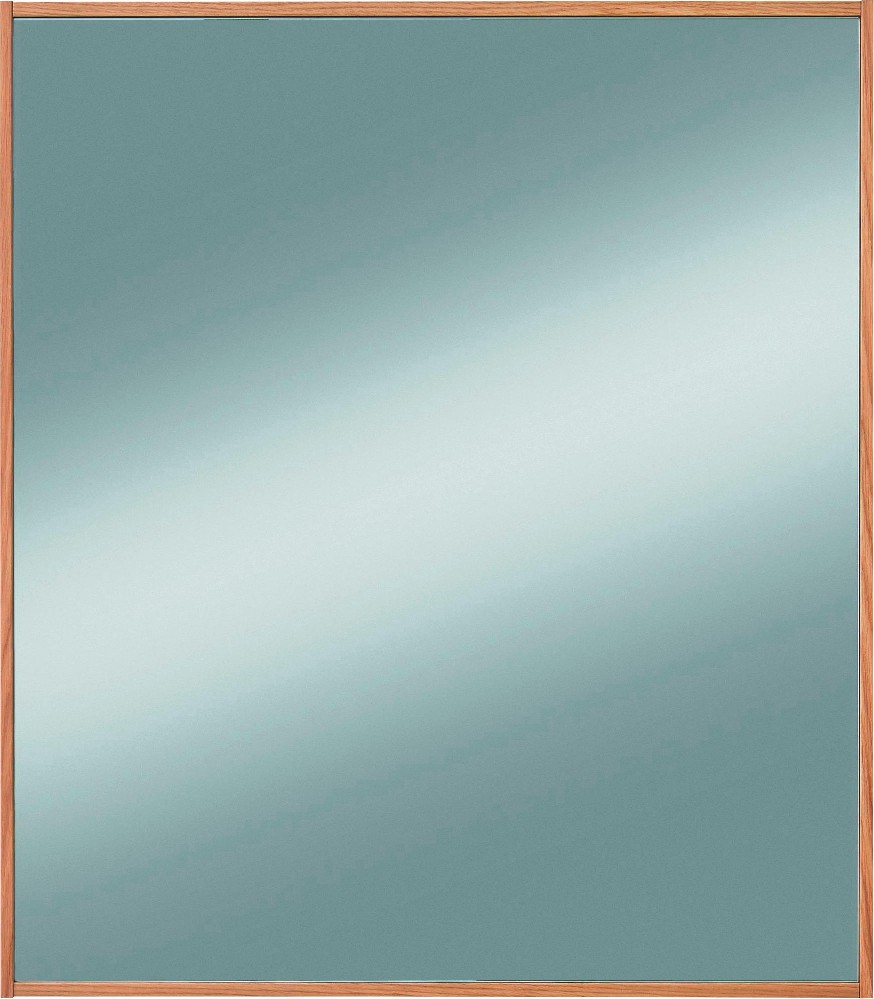 WANDSPIEGEL 70/82/3 cm    - Eichefarben, Design, Glas/Holz (70/82/3cm) - Novel