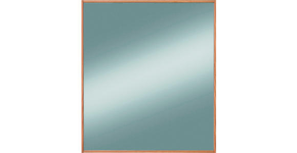WANDSPIEGEL 84/82/1,5 cm - Eiche Bianco/Eichefarben, Design, Glas/Holz (84/82/1,5cm) - Novel