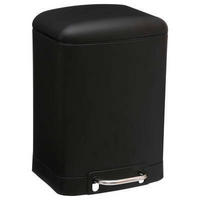 KANTA SA PAPUČICOM  6 l   - crna, Osnovno, metal/plastika (22,5/32,5/23,5cm) - Homeware
