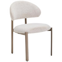 STUHL  ,  , Webstoff  ,  - Champagner/Beige, MODERN, Textil/Metall (55/81/57cm) - MID.YOU