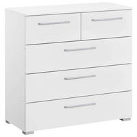 KOMMODE  in 80/81/42 cm  - Silberfarben/Alufarben, Design, Holzwerkstoff/Kunststoff (80/81/42cm) - Novel