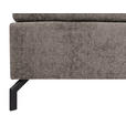 BOXSPRINGBETT 140/200 cm  in Hellbraun  - Hellbraun/Schwarz, Design, Textil/Metall (140/200cm) - Esposa
