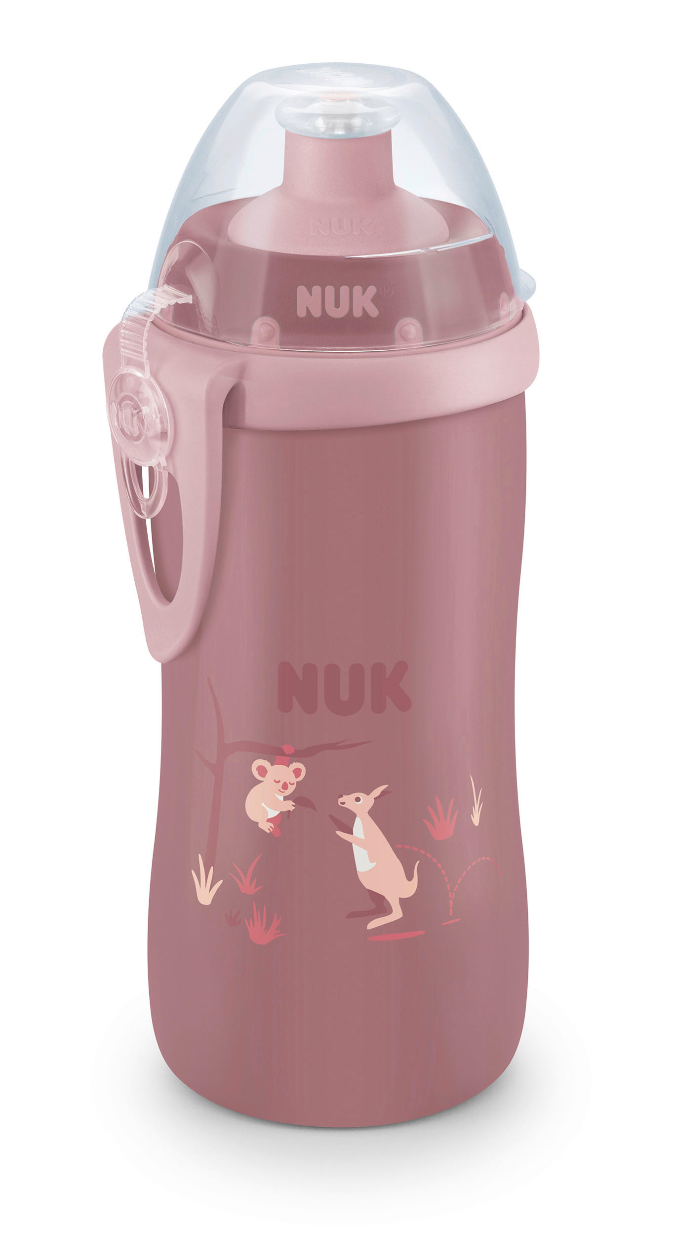 KINDERTRINKFLASCHE NUK First Choice Trinkflasche Push-Pull, Koala  - Beere, Basics, Kunststoff (300ml) - NUK