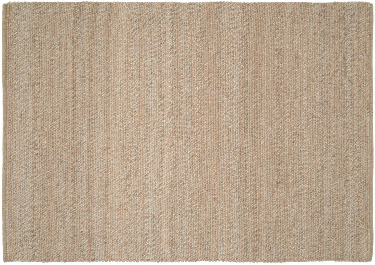HANDWEBTEPPICH 200/300 cm Helsinki Cappuccino  - Cappuccino, Basics, Textil (200/300cm) - Linea Natura