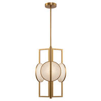 PENDELLEUCHTE 30,5/51/30,5 cm   - Goldfarben, Trend, Stein/Metall (30,5/51/30,5cm) - MAYTONI