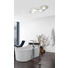 LED-DECKENLEUCHTE - Alufarben, Design, Metall (66,3/37,5/6,1cm)