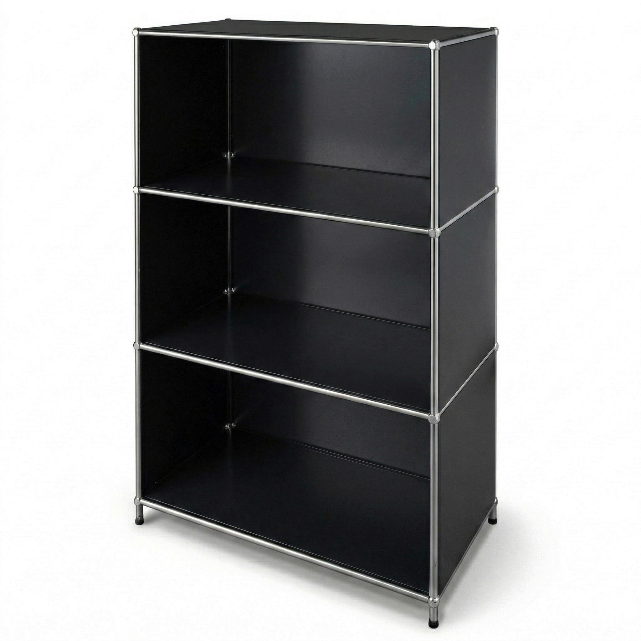 SIDEBOARD Concept Epure MK-101 75/120/40 cm  - Schwarz, Basics, Metall (75/120/40cm) - Floordirekt