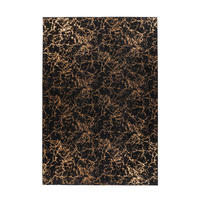 LÄUFER 80/150 cm Bijou 225 Schwarz / Gold Schwarz, Goldfarben  - Goldfarben/Schwarz, KONVENTIONELL, Textil (80/150cm)