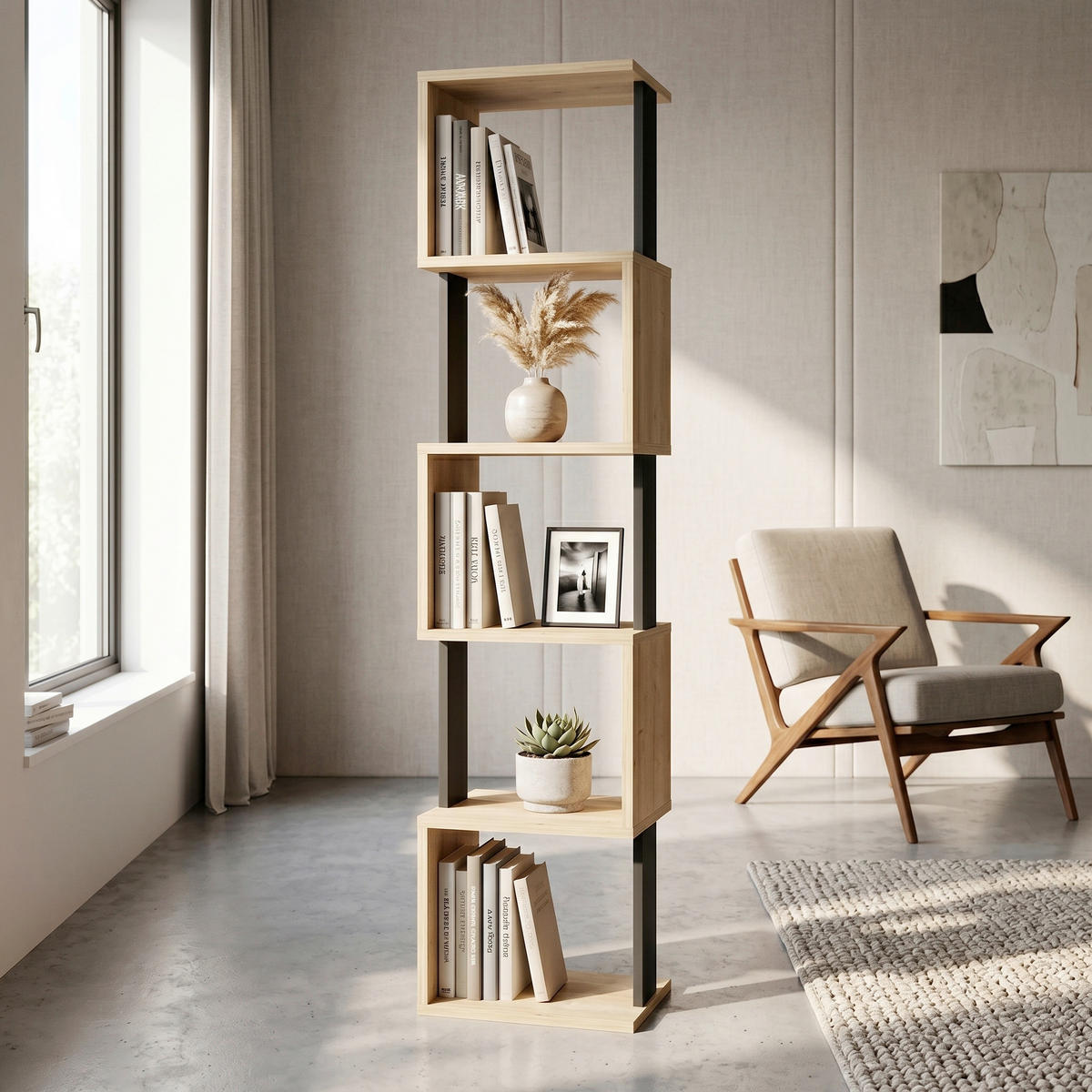 REGALELEMENT  35/161/30 cm Eichefarben  - Eichefarben, Design, Holzwerkstoff (35/161/30cm) - Livetastic