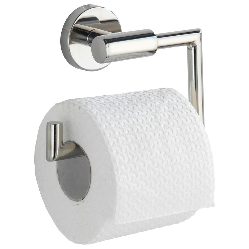 Thumbnail - Wenko Toilettenpapierhalter Bosio Shine, Chrom, Metall, 15x10.5x6.5 cm, Badezimmer, WC Ausstattung, Toilettenpapierhalte...