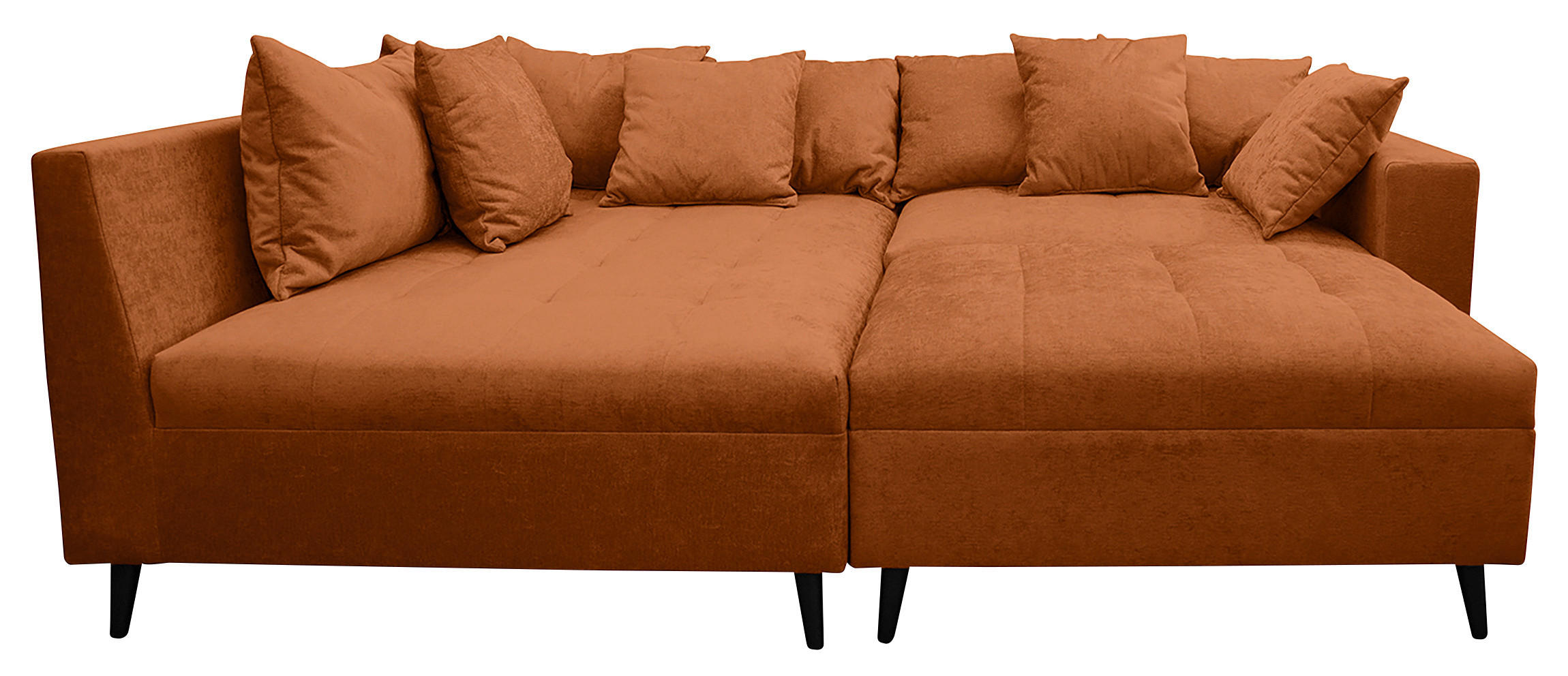 KUTNA GARNITURA tekstil  boje hrđe   - boje hrđe/crna, Design, tekstil/drvo (174/247cm) - MID.YOU