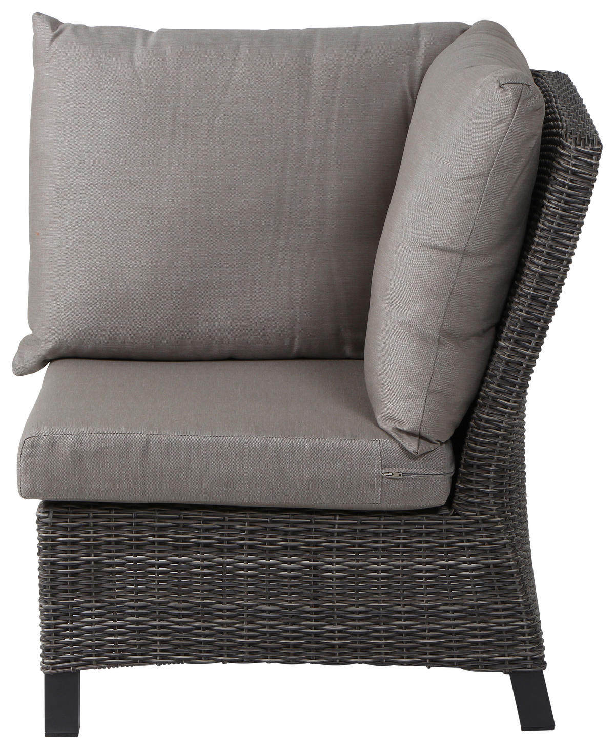 LOUNGEGARNITUR 3-teilig   219/88/219 cm Aluminium  - Grau, Basics, Keramik/Kunststoff (219/88/219cm) - Siena Garden