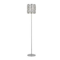 GOLVLAMPA Bijou 26/155 cm    - klar/kromfärg, Design, metall/glas (26/155cm)