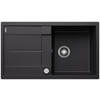 SPÜLE 525918  - Schwarz, Basics, Stein (86/19/50cm) - Blanco