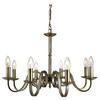 KRONLEUCHTER Richmond 65/94 cm   - Messingfarben, Design, Metall (65/94cm) - Searchlight