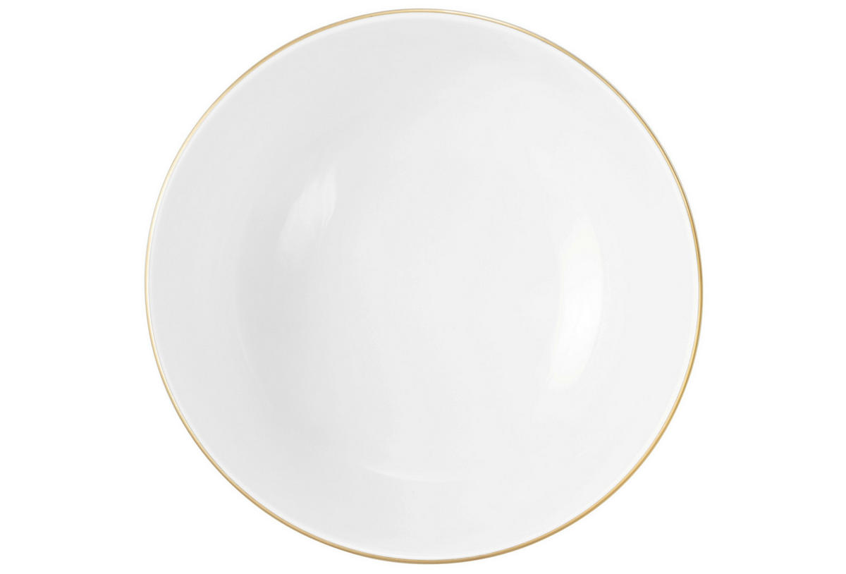 MISKA porcelán keramika 17,5 cm - biela/zlatá, Basics, keramika (17,5cm) - Seltmann Weiden
