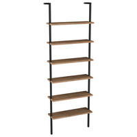 REGAL Honigeiche  - Honigeiche/Schwarz, Design, Holzwerkstoff/Metall (60/183/20cm) - MID.YOU