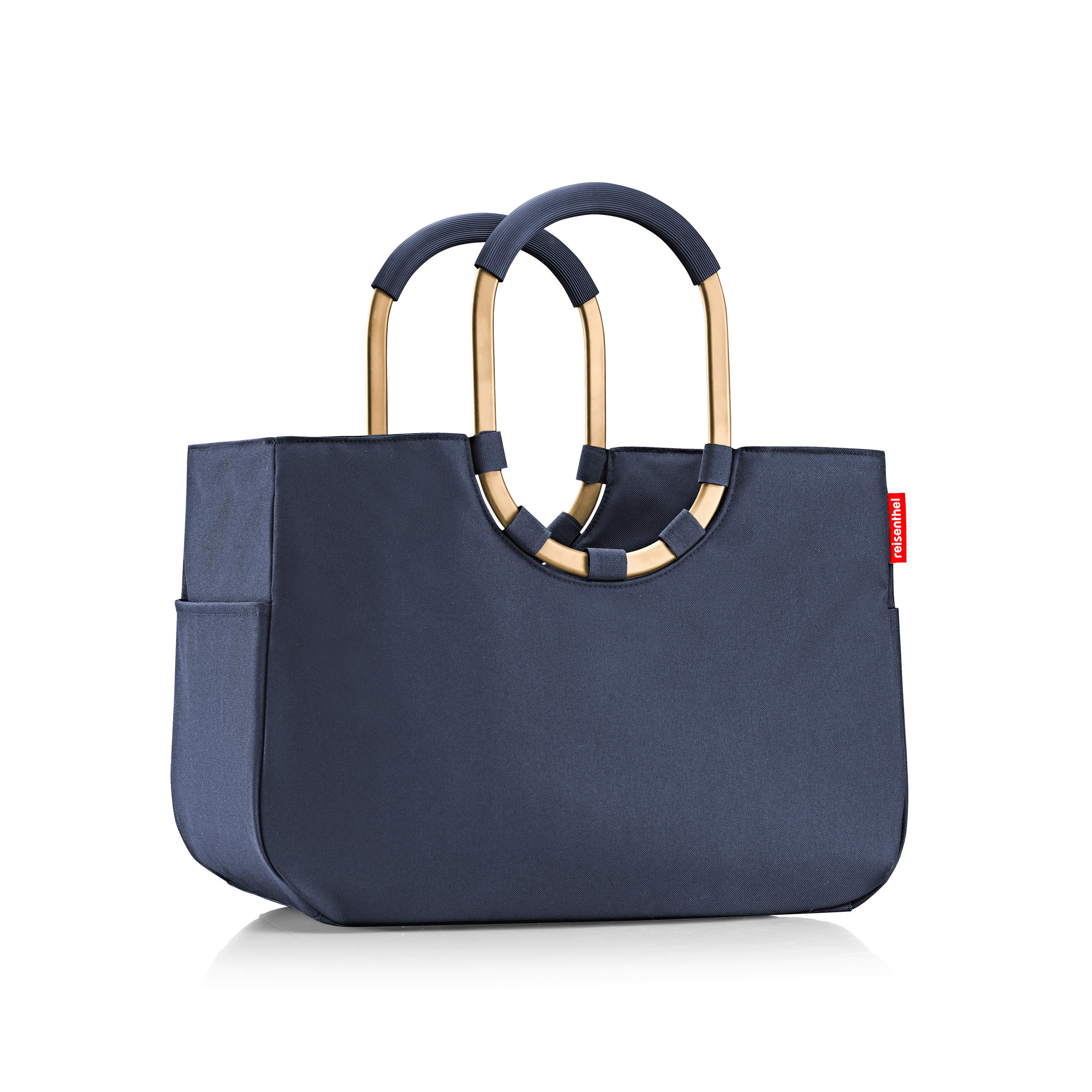 BEVÁSÁRLÓTÁSKA - sötétkék, Basics, textil (46/34.5/25cm) - Reisenthel