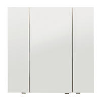 SPIEGELSCHRANK 80/80/15 cm  - Weiß, Basics, Glas/Holzwerkstoff (80/80/15cm) - Novel