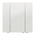 SPIEGELSCHRANK 80/80/15 cm  - Weiß, Basics, Glas/Holzwerkstoff (80/80/15cm) - Novel