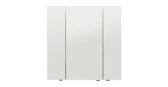 SPIEGELSCHRANK 80/80/15 cm - Weiß, Basics, Glas/Holzwerkstoff (80/80/15cm) - Novel