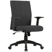 DREHSTUHL  in Webstoff Schwarz  - Schwarz, MODERN, Kunststoff/Textil (56/92,5-100,5/61,5cm) - MID.YOU