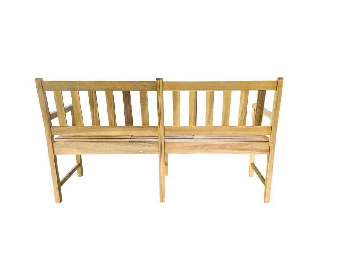 ZÁHRADNÁ LAVICA, akácia, drevo - farba akácie, Basics, drevo (153/57/88cm) - Prestige Home