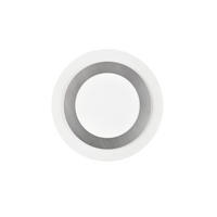 LED-DECKENLEUCHTE  45/4,2 cm    - Weiss/Nickelfarben, Basics, Metall (45/4,2cm) - Trio Leuchten