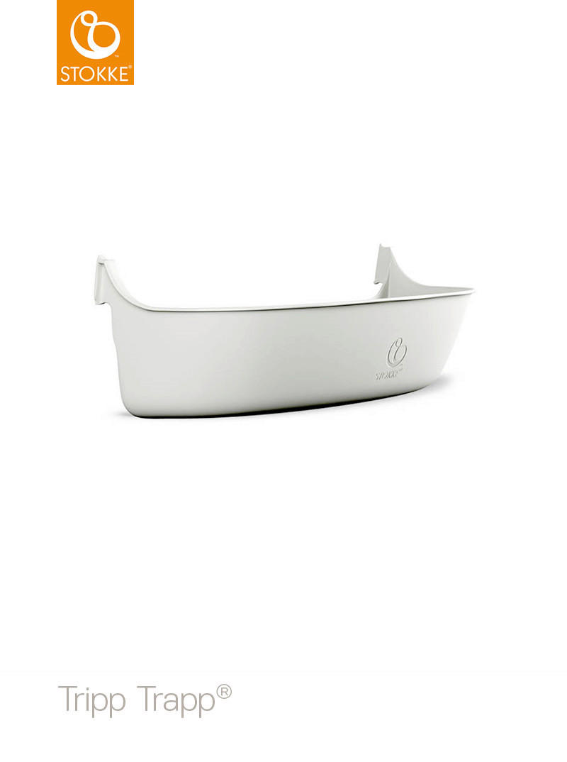 Aufbewahrungsbehälter Tripp Trapp  - Weiß, Basics, Kunststoff (42/13/18cm) - Stokke