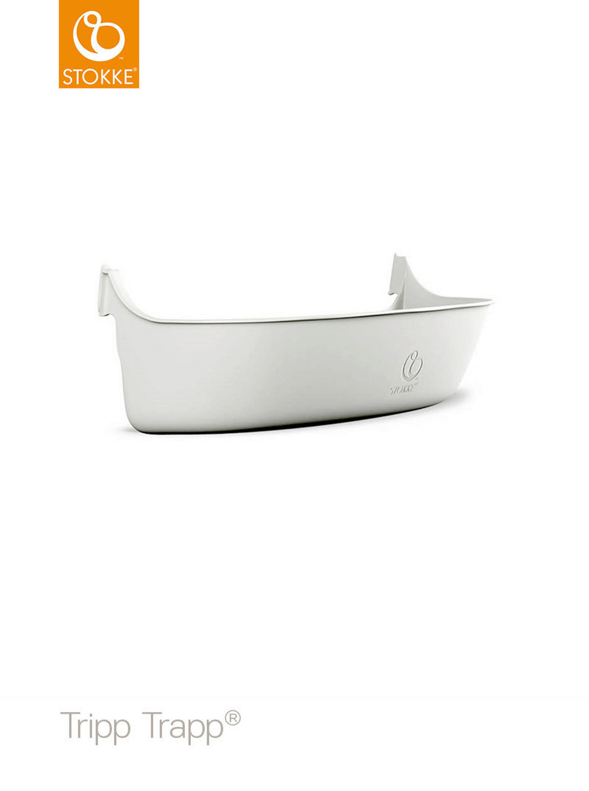 Aufbewahrungsbehälter Tripp Trapp  - Weiß, Basics, Kunststoff (42/13/18cm) - Stokke