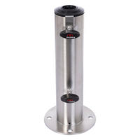 STANDROHR - Edelstahlfarben, Basics, Metall (7/34cm) - Doppler
